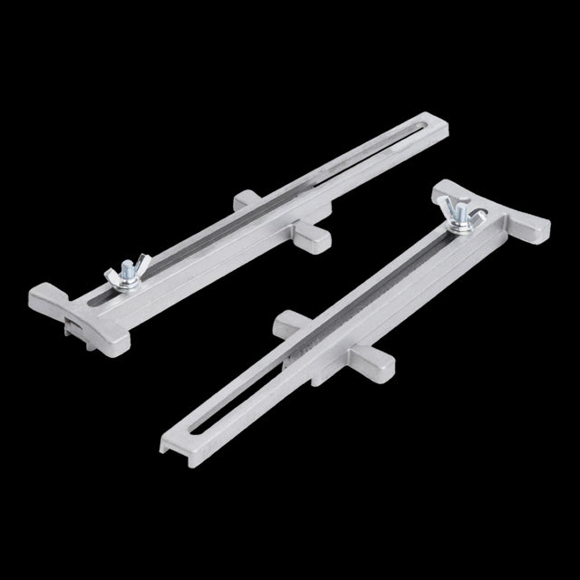 Aluminum MARSHALLTOWN Adjustable Line Stretcher for precise layout and alignment in construction and landscaping projects.