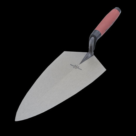 MARSHALLTOWN 275mm Philadelphia Brick Trowel with stainless steel blade, ergonomic handle, ideal for precise masonry work.