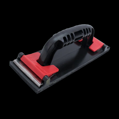 Lightweight MARSHALLTOWN hand sander with DuraSoft handle for smooth finishes on drywall and versatile sanding projects.