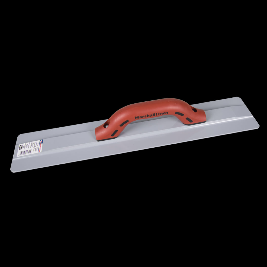 Magnesium float for smooth concrete finishes, featuring a lightweight design and ergonomic handle for comfortable use.