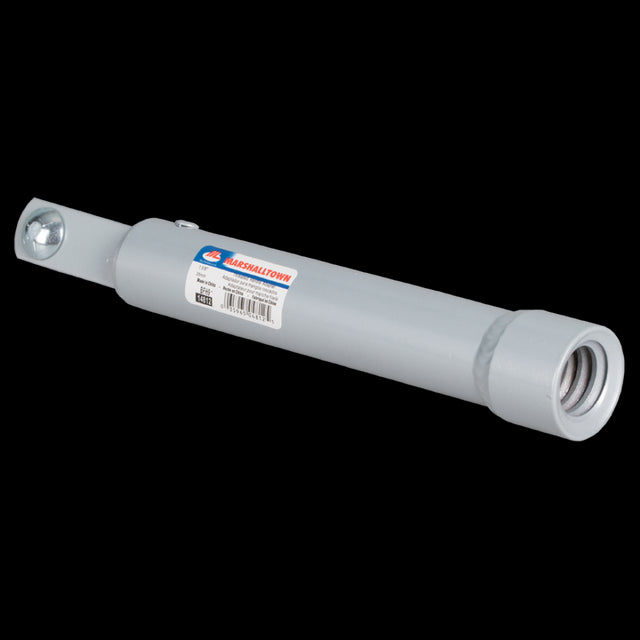 MARSHALLTOWN Threaded Bull Float Adapter providing stable connection for efficient concrete finishing with various bull floats.