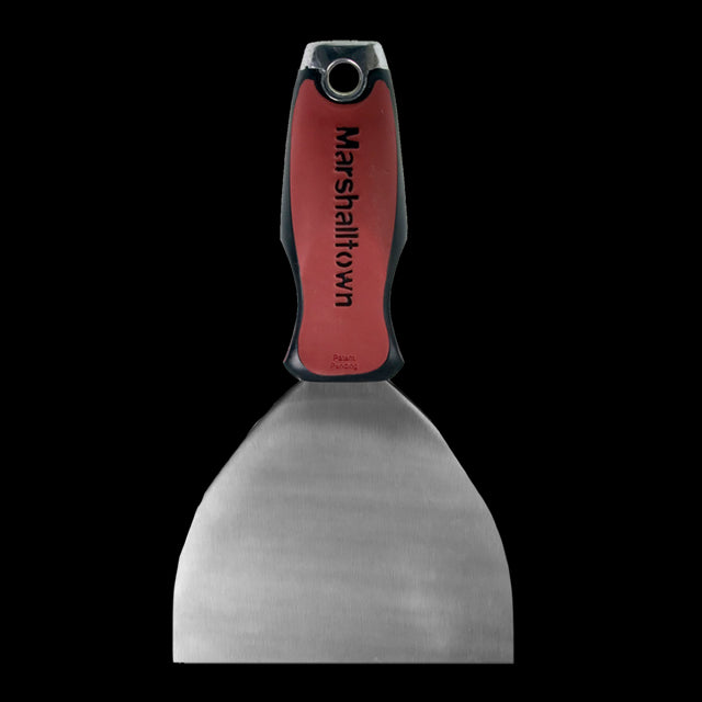 MARSHALLTOWN 125mm Carbon Flex Putty Knife with ergonomic handle for smooth drywall finishes and effortless spackling.