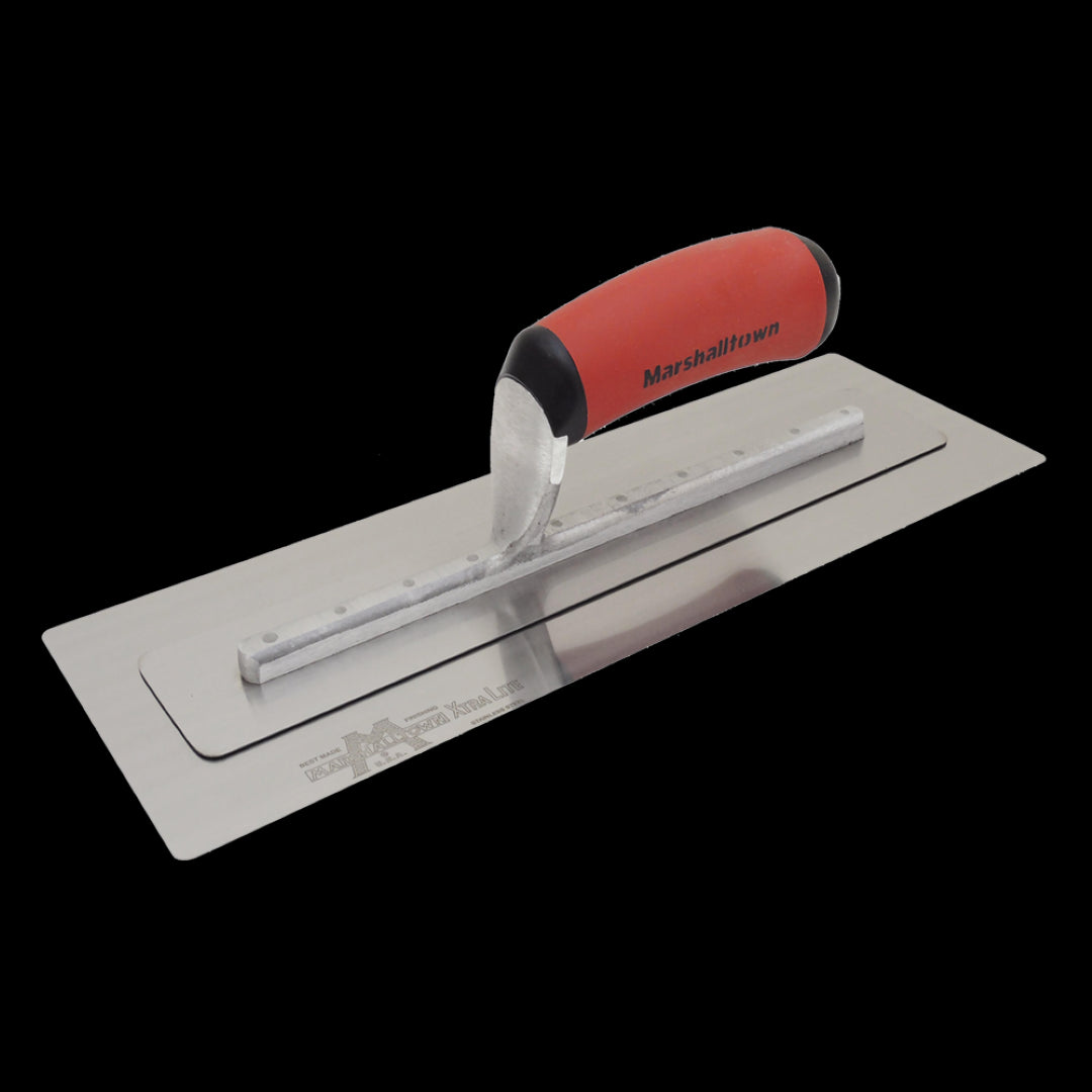 MARSHALLTOWN 275mm Permaflex Trowel with soft grip handle, designed for precise cement and plaster applications.