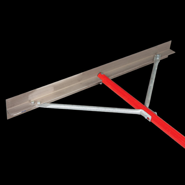 MARSHALLTOWN 800mm Plain Lute with Handle, a durable tool for smooth concrete finishing, ideal for pros and DIY projects.