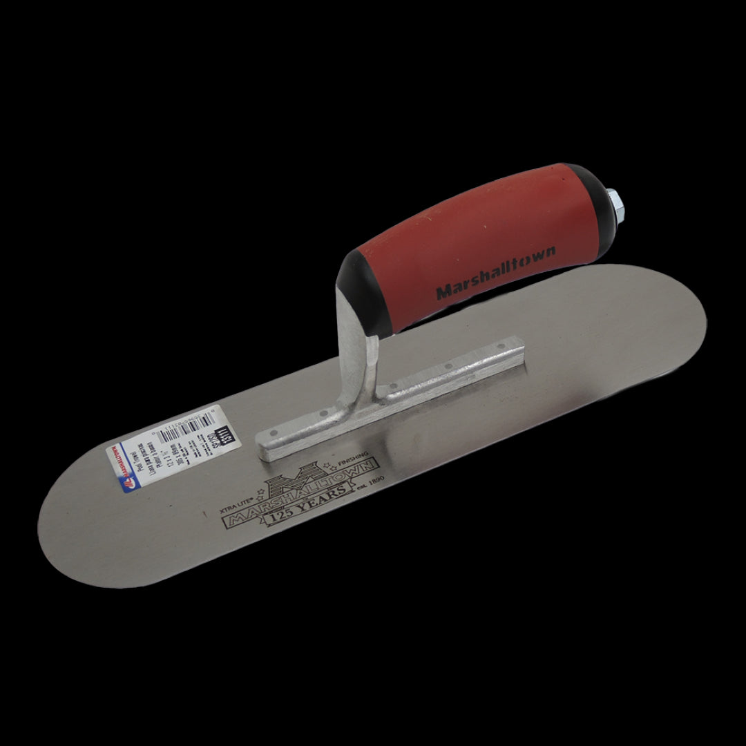 MARSHALLTOWN Pool Trowel (300mm x 90mm) featuring durable stainless steel for smooth finishes in concrete projects.