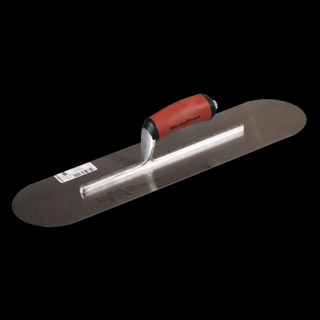 Lightweight MARSHALLTOWN pool trowel, 500mm x 125mm, designed for smooth concrete finishing with an ergonomic handle.