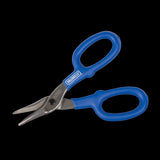 Precision MIDWEST Duckbill Tinner Snip with KUSH®N-KOTE® handles, ideal for intricate cuts in tight spaces and lightweight at 290g.