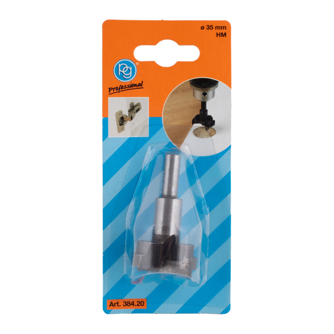 PG PROFESSIONAL 35mm TCT Hinge Boring Bit