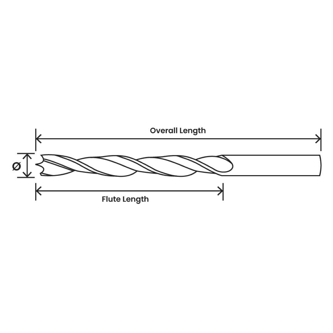 PG PROFESSIONAL CV Dowel Drill Bit (6mm x 98mm)