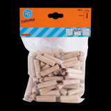 PG PROFESSIONAL 10mm Fluted Wooden Dowels - 100 Pack