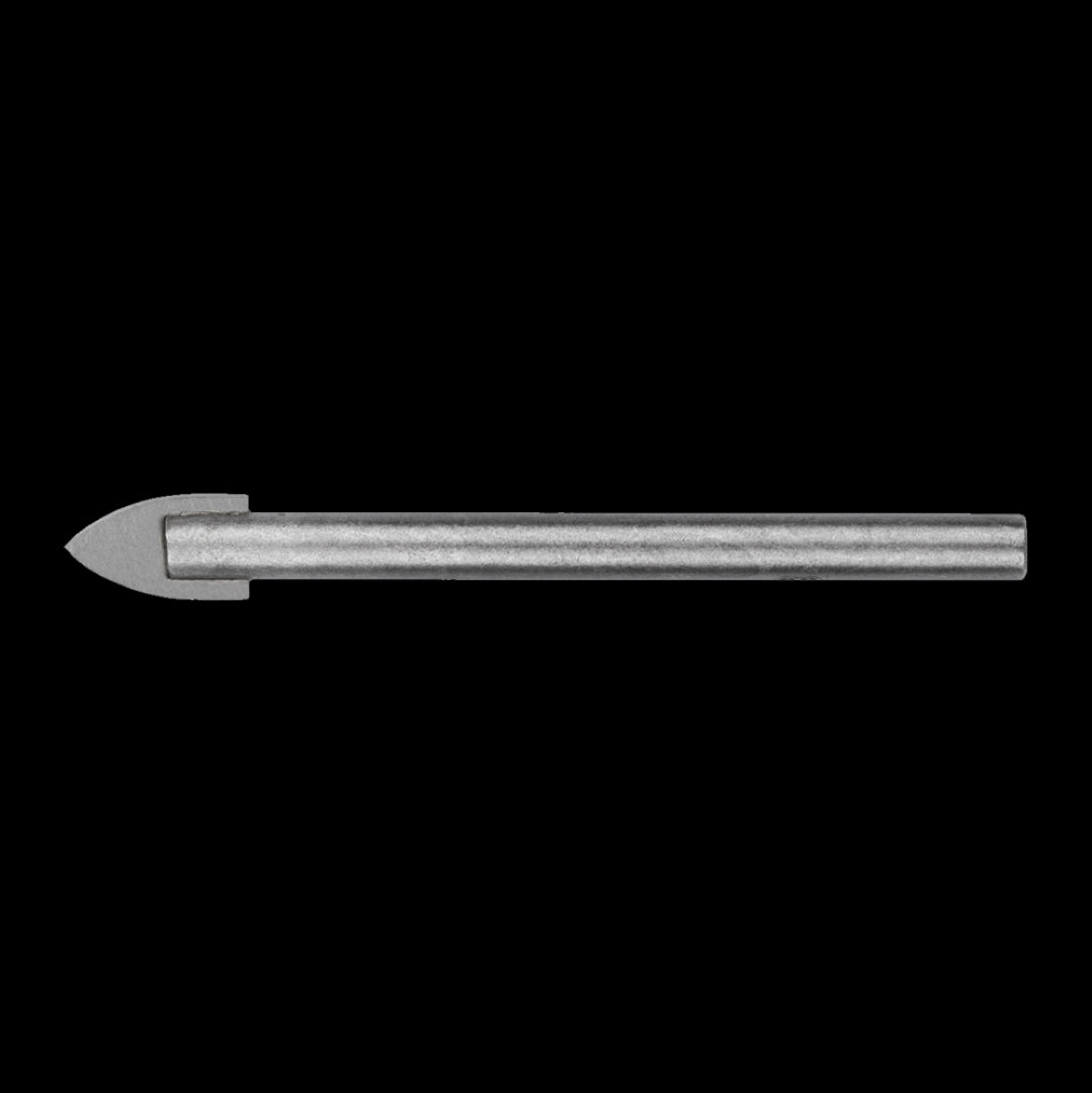 4mm Tile & Glass Drill Bit with carbide tips, designed for clean cuts in delicate materials like glass and ceramics.