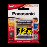 PANASONIC Alkaline Battery AA - 8 Pack