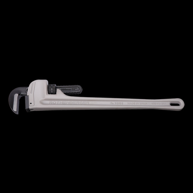 Durable 600mm aluminium pipe wrench with adjustable jaw and ergonomic handle for plumbing and DIY tasks.