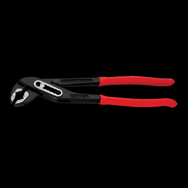 ROTHENBERGER 300mm Multi Grip Plier with ergonomic handle, ideal for plumbing and electrical tasks in tight spaces.