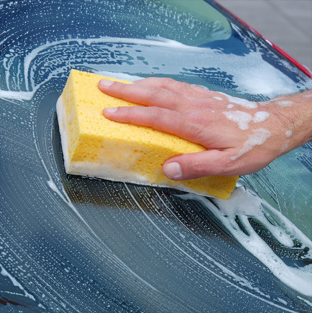 RAVEN Jumbo Sponge, a super absorbent antibacterial sponge for versatile cleaning in boats, cars, homes, and commercial spaces.