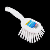 RAVEN King Gong Scrub Brush with hygiene-grade bristles, scraper, and floating design for thorough cleaning in commercial kitchens.