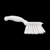 Durable RAVEN King Gong Scrub Brush with hygiene-grade bristles, scraper, and floating design for thorough commercial cleaning.