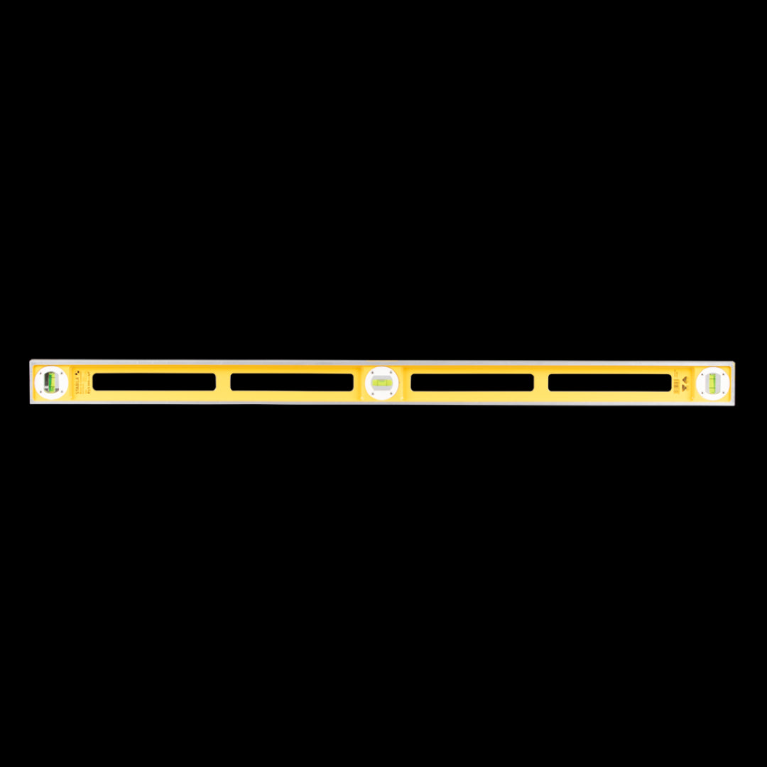 STABILA 1000mm Alloy Level showcasing durable cast alloy, three high-visibility vials, and a rugged, lightweight design for precision work.