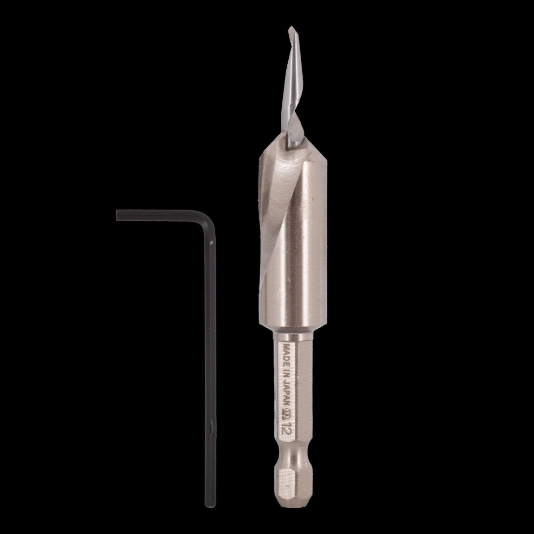 High-quality STAR-M 12mm Countersink drill bit for precise drilling and countersinking in various wood types.