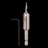 High-quality 12mm countersink drill bit for precise drilling and counterboring in various wood types, made from durable high carbon steel.