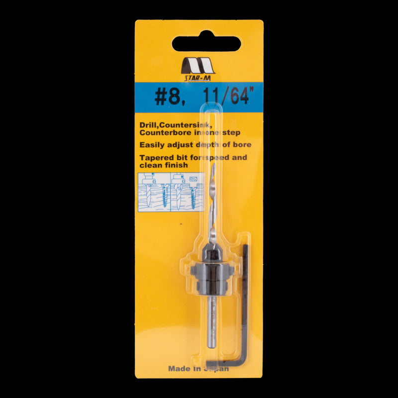 STAR-M 11/64" Adjustable Countersink / Bore