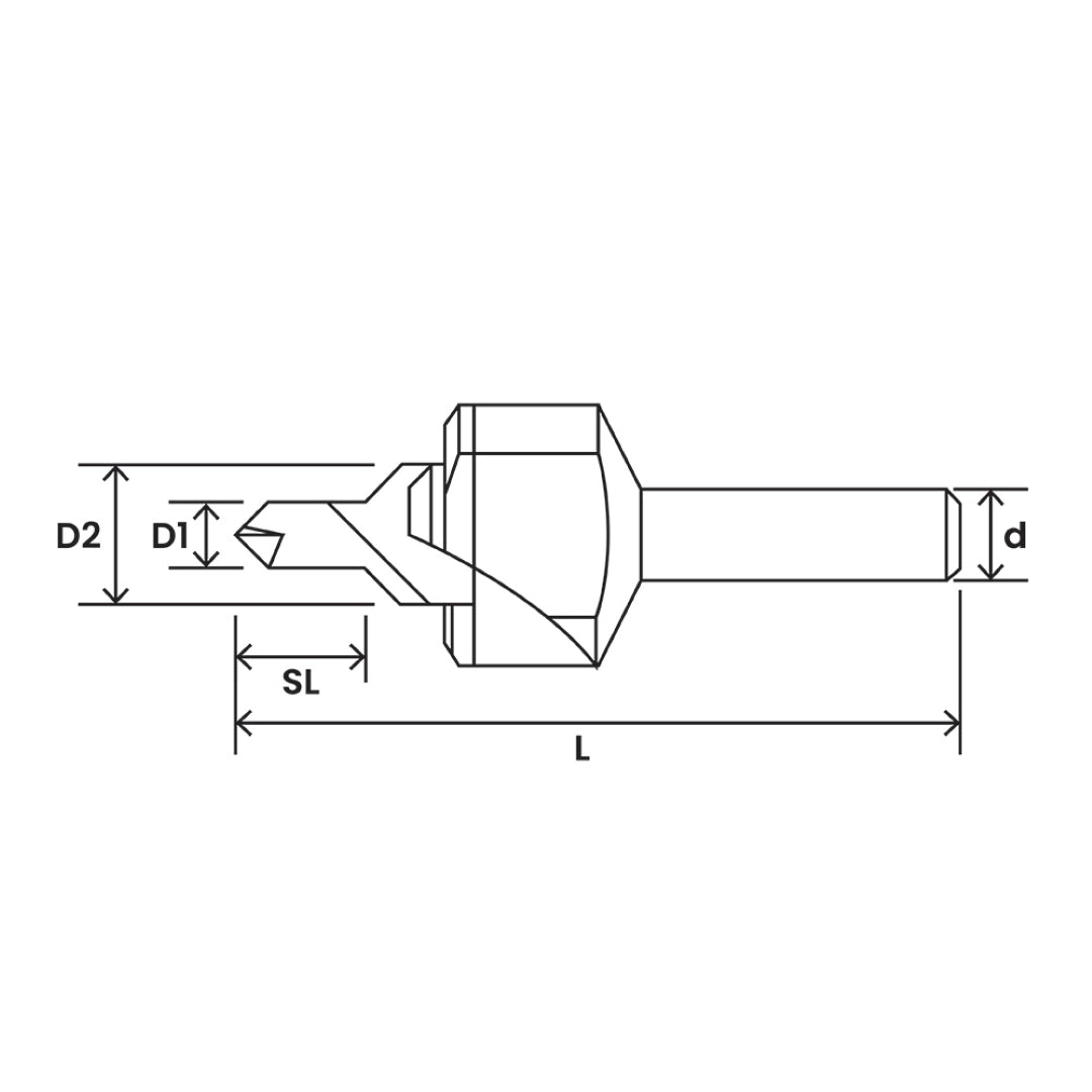 STAR-M 9mm T.C.T. Countersink