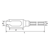 STAR-M 10mm Plug Cutter