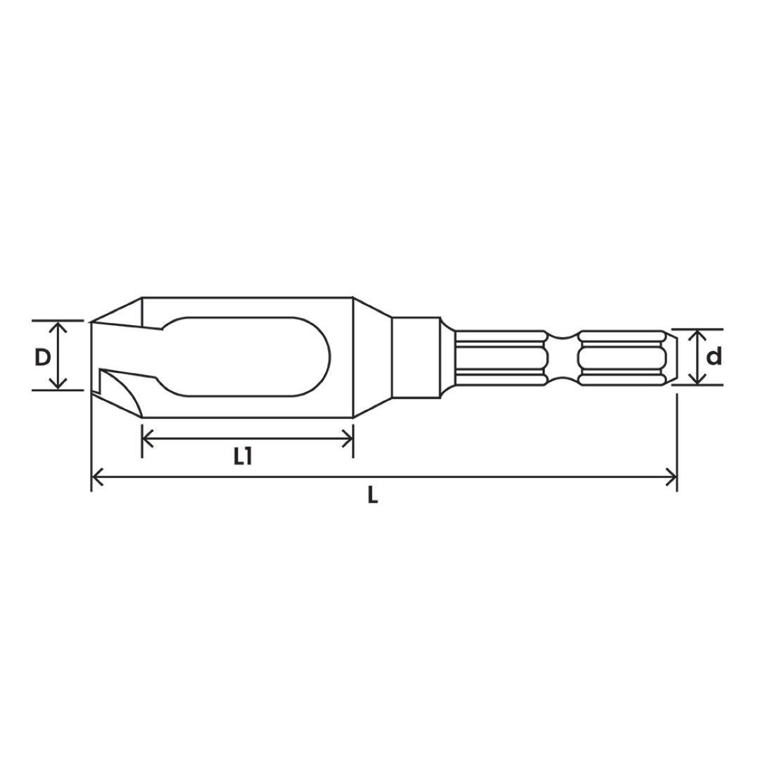 STAR-M 12mm Plug Cutter