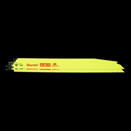 STARRETT Fire Rescue & Demolition Reciprocating Blades in a 2-pack, 300mm length, designed for tough cutting in emergencies.