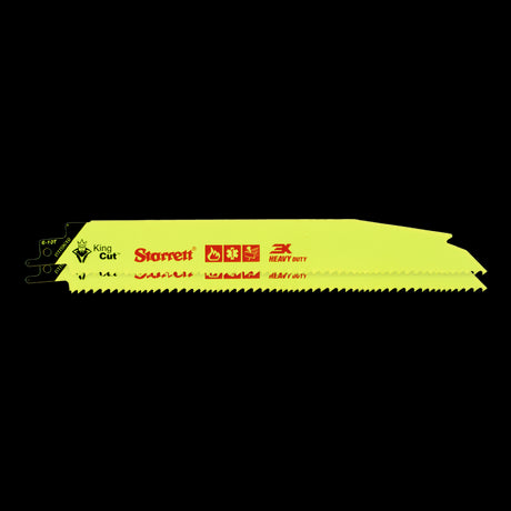 STARRETT Fire Rescue & Demolition Reciprocating Blades, 228mm, high-tensile strength for cutting wood, metal, and composites.