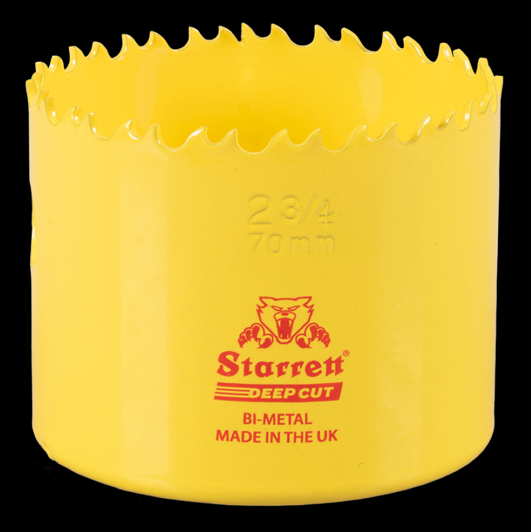 STARRETT 70mm Deep Cut Holesaw