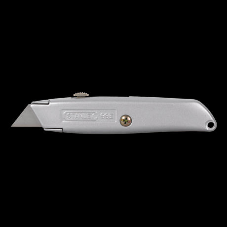 STANLEY Retractable Blade Trimming Knife with ergonomic grip for precise cutting, quick blade changes, and enhanced safety.