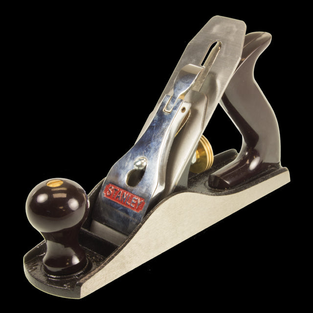 STANLEY Smooth Plane showcasing a durable steel blade and ergonomic design for achieving flawless finishes on wood surfaces.