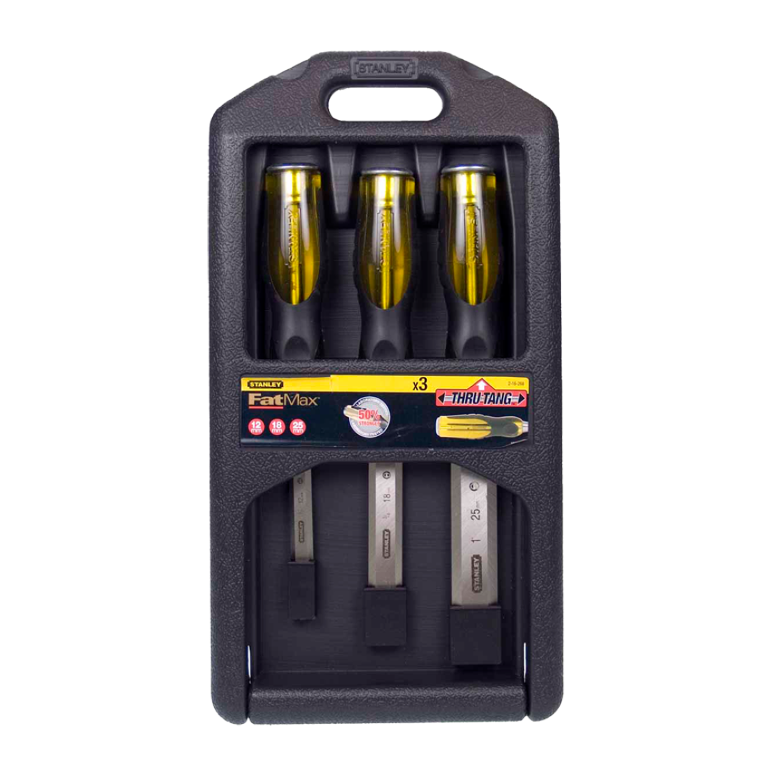 STANLEY Dyna Grip Chisel Set - 3pc