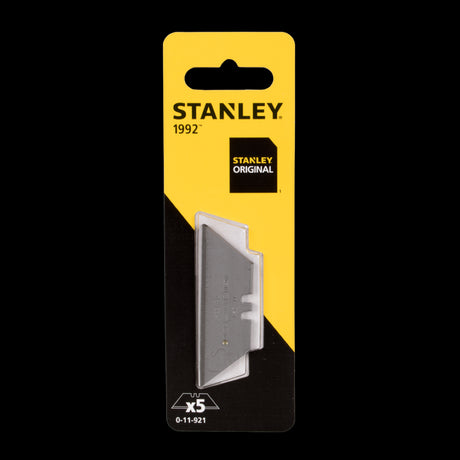 STANLEY Heavy Duty Knife Blades - 5 pack featuring superior sharpness for cutting tough materials like carpet and vinyl.