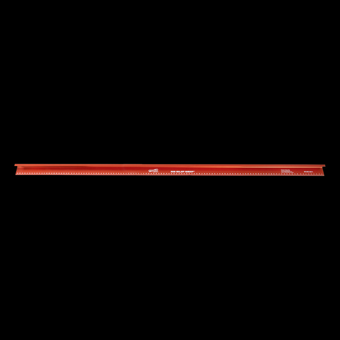 SWANSON 1200mm Savage No-Slip Straight Edge in orange, made from durable aluminum with no-slip grip for precision cutting.