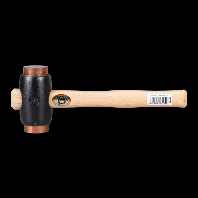 THOR 50mm Copper Hammer features a durable copper face and malleable iron head for safe, powerful impacts in metalworking and carpentry.