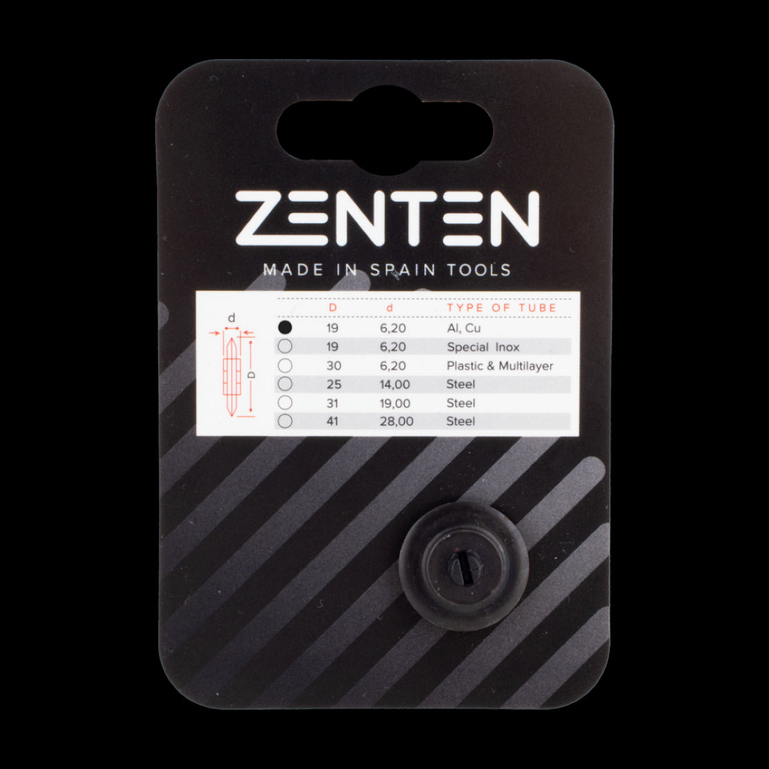 ZENTEN Cutting Wheel for thin metal pipes, 19mm diameter, 6.2mm depth, compatible with various models, alloy steel, easy one-hand change.