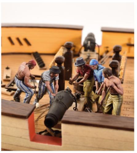 Wooden Ship - 10 figures: 1/14 HMS Surprise