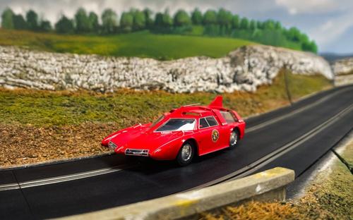Slot Car - Captain Scarlett Patrol Car