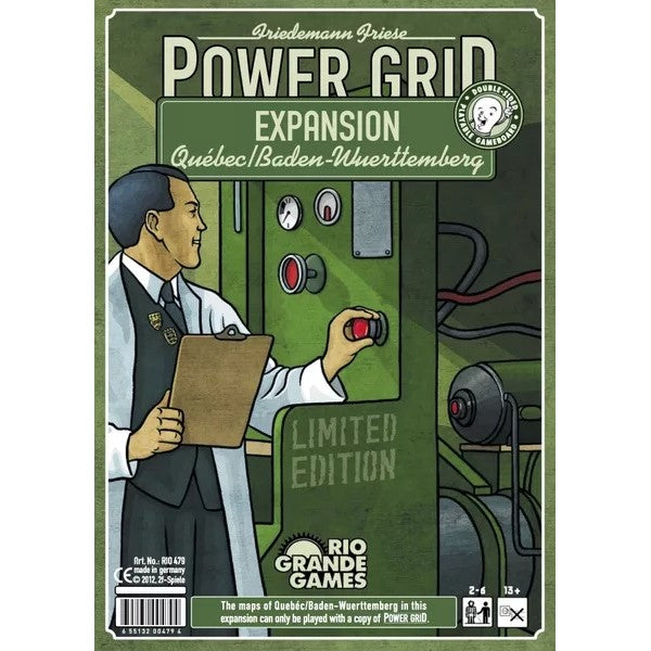 Power Grid - Quebec/Baden-Wurttemberg - Board Game