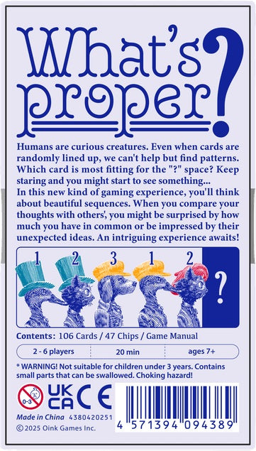Oink Games: Petiquette