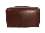 Hampshire 3-Seater Leather Sofa - Vintage Cigar Brown