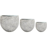 Stone Fibre Cement Planter Pot - Set of 3