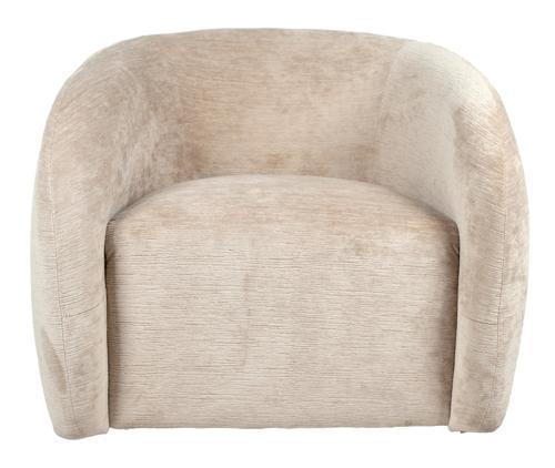 Mila Swivel Chair - Cappuccino