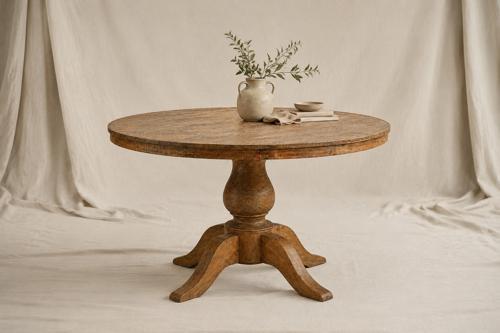 Savana Solid Teak Round Dining Table - 1300 Diameter
