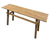 Savana Solid Teak Hall Table 1400x400x750