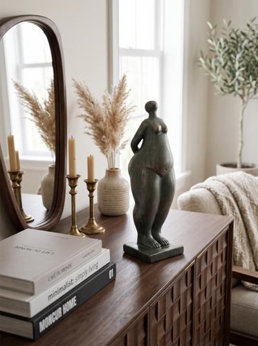 Decorative Lady Figurine Sculpture