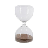 Glass Hourglass With Mocha Sand 85x85x165
