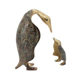 Penguin Mum & Baby Sculpture